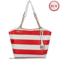 michael kors striped groot rood bakken Handtassen 2017 6hbhq709